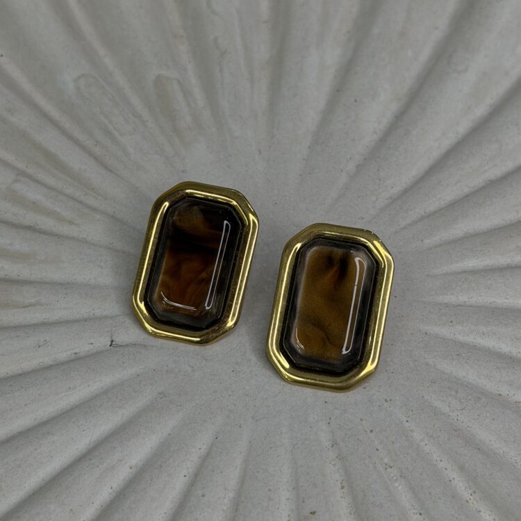 Salina brown earrings